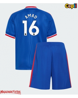 Manchester United Amad Diallo #16 Echipament de Fotbal Replică 2026-27 Copii Deplasare (+ Șorturi)